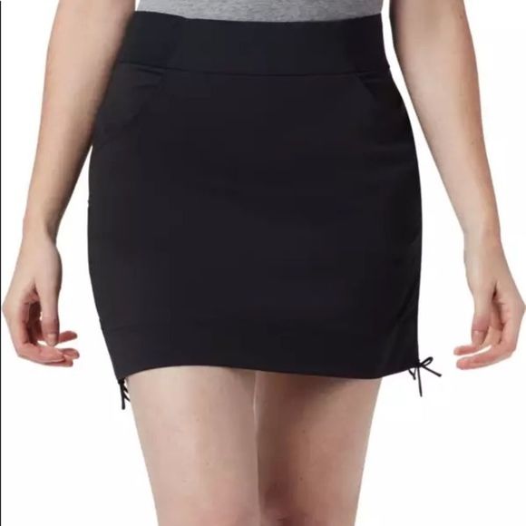 Columbia Pants - Columbia Women's Anytime Causal Tennis Skort Black size small side ties